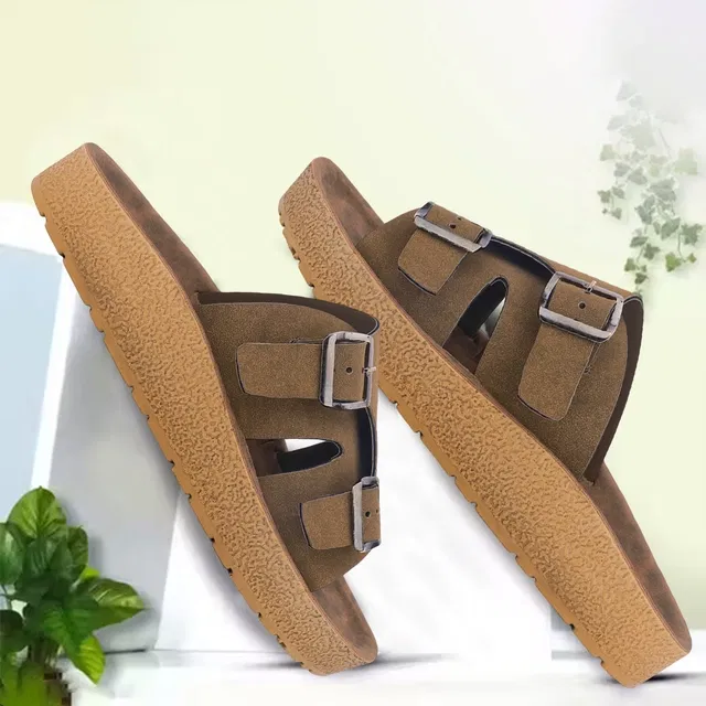 Sliders For Men, Beige (9)