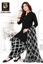 Synthetic Unstitched Dress Material for Women & Girls 