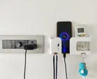 Immutable Mobile phone charging stand | Wall mountable Mobile stand holder | Wall Holder Stand without drilling on wall | Multi purpose holder for wall |Remote holder suitable for AC and TV remote 