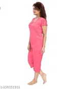 Satin Nightsuit Set for Women 