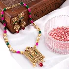 Gold Plated Designer Necklace with Earrings for Women & Girls 