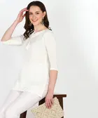 Rayon Solid Short Kurti for Women 