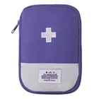 Canvas Portable First Aid Pouch (Blue)