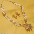 Alloy Necklace with Earrings for Women 