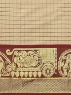 शारदा क्रिएशन कॉटन एम्बेलिशड साड़ी 