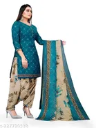 Cotton Printed Salwar Suit for Women 