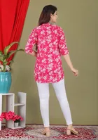 Rayon Three Quarter Sleeves Top for Women 