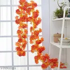 Polyester Artificial Hanging Maple Leave Bail 