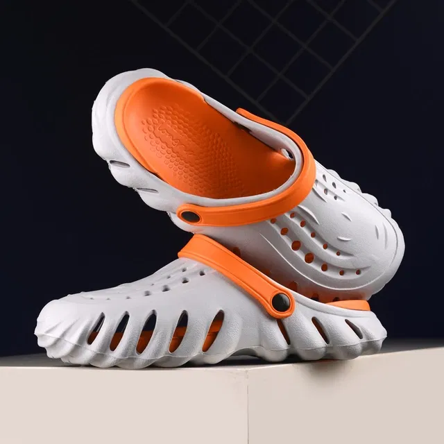 Clogs for Men, Orange (9)