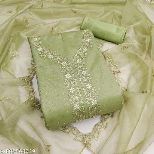 Net Punjabi/All Over Suits for Women (6.05 meter (M)
