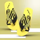 Slippers for Men (Yellow & Black, 6)