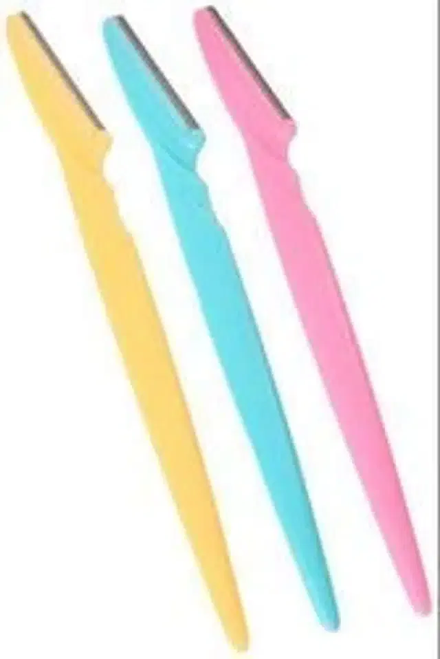 Eyebrow Razor for Women (Pink, Pack of 3)