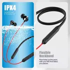 TECHFIRE T60 Pro Bluetooth Neckband with ANC/ENC [Red]