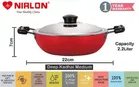 NIRLON Aluminium Kadhai with Lid 