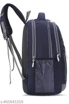 Polyester Backpack for Men & Women, Blue