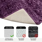 Grover AntiSlip Supersoft Shaggy Doormat 38x58cm Lavender 1pc