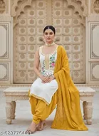 Embroidered Floral Palazzo Suits for Women 