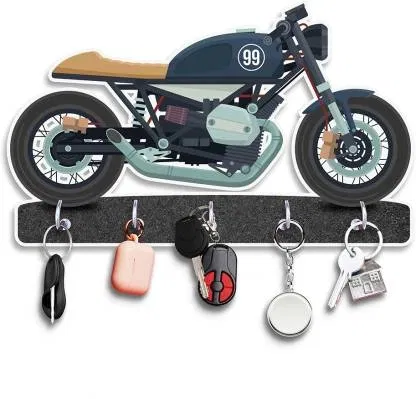 Stylish Wooden Printed Key Holder