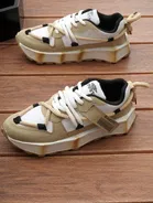 Casual Shoes for Men (Cream, 6)