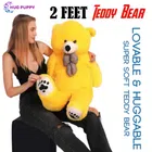 Soft Teddy Bear Toy (Yellow, 2 Feet)