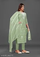 Rayon Slub Kurta Set for Women 