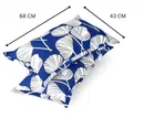 Grover Floral Pillow Covers Pack of 4 Blue