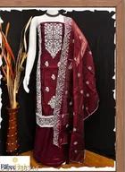 Embroidered Floral Patiala Suits for Women 
