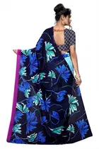 Georgette Floral Print Saree for Women 