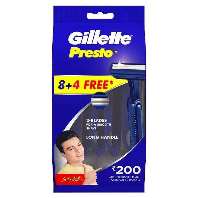 Gillette Presto Razor (8 Units + 4 Units Free)