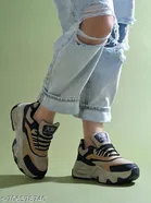 Solid Synthetic Slip-on Sneakers for Women 