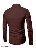 Solid Cotton Blend Shirt Fabric for Men 