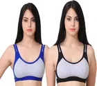 Cotton Blend Non Padded Bra for Women 