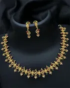 Zircon Gold-plated Necklace Set for Women 