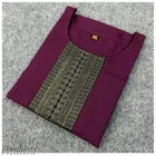 Cotton Kurti for Women,  Purple  