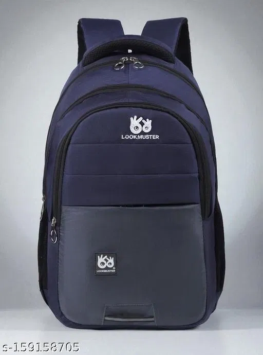 Nylon Backpack for Men & Women, Blue