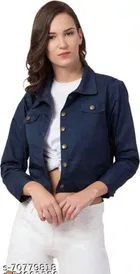 Full Sleeves Denim Jacket for Women 