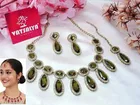 Mehandi Finish Necklace Set for Women 