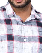 Poly Cotton Full Sleeves Chequered Shirt for Men 
