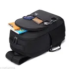Polyester Backpack for Men & Women, Black