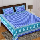 Cotton Queen Bedsheet with 2 Pillow Cover 