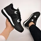 Casual Shoes for Men (Black, 6)