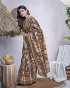 Art Silk Printed Saree for Women 