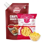 City Yum Chatpata Snack Sauce 800 g + Citymall No.1 Spiral Pasta 100 g