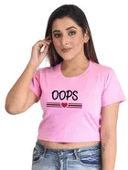 Cotton Blend Printed Top for Women 