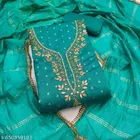 Chanderi Cotton Punjabi/All Over Suits Semi-Stitched Suits 