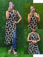 Side Cut Georgette Kurti for Women 