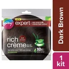 Godrej Expert Rich Creme Dark Brown Hair Colour (4.06) 20 g + 20 ml