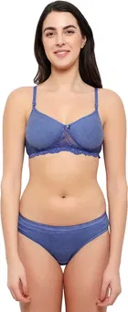 Cotton Blend Lingerie Set for Women 