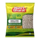 Nutri Bharat Unpolished Kabuli Chana (Medium Size) 500 g