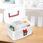 Plastic Empty Medicine Box for Home 